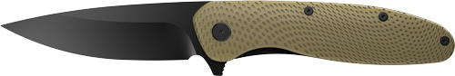 VD1C.jpg OUTDOOR EDGE VIDDUX NON RAZOR - FOLDER 3" GREEN/BLACK - Image 1