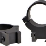 WARNE RINGS 7.3/22 1" HIGH - MATTE 3/8 OR 11MM DOVETAIL
