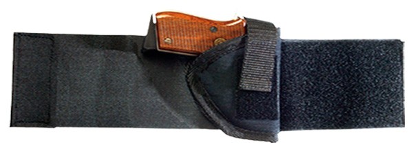 WANK20R.jpg BULLDOG ANKLE HOLSTER RH BLACK - SUB COMPACT AUTOS W/2"-3" BBL - Image 1