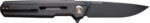 WE KNIFE NAVO 3.25" BLACK - CANVAS MICARTA STONEWASH