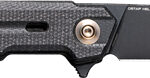 WE KNIFE NAVO 3.25" BLACK - CANVAS MICARTA STONEWASH
