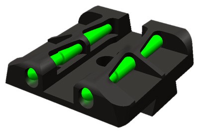 XDLW11-1.jpg HIVIZ LITEWAVE REAR SIGHT FOR - SPRINGFIELD XD/XD-M - Image 1