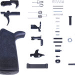 GUNTEC COMPLETE LOWER PARTS - KIT AR15 W/ ERGONOMIC GRIP
