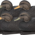 ZINK FLOATER DECOYS BLACK DUCK - 6 PACK
