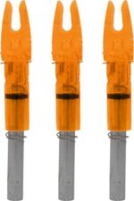 LUMENOK LIGHTED NOCK - GT-SERIES HD ORANGE 3PK