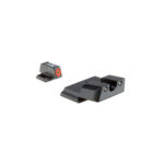 HD XR SIGHTS - S&W M&P SHIELD, SHIELD PLUS, SHIELD 2.0, FRONT ORANGE OUT/GREEN TRIT, REAR BLACK OUT/GREEN TRIT