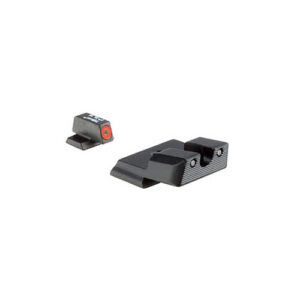 HD XR SIGHTS - S&W M&P SHIELD, SHIELD PLUS, SHIELD 2.0, FRONT ORANGE OUT/GREEN TRIT, REAR BLACK OUT/GREEN TRIT