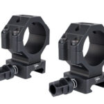 SCOPE RINGS W/ Q-LOC - BLACK, TALL, FITS 35MM TUBES, 1.3"H