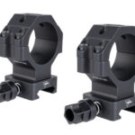 SCOPE RINGS W/ Q-LOC - BLACK, EXTRA TALL, FITS 30MM TUBES, 1.4"H