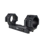 BOLT ACTION MOUNT - BLACK, FITS 30MM TUBES, 1.125"H, 20 MOA CANT