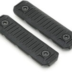 M-LOK CABLE MANAGEMENT COVERS - BLACK, LONG, 2/PC