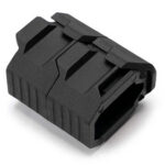 M-LOK STACKED ANGLED GRIP W/ CMS - BLACK