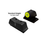 DXT2 BIG DOT NIGHT SIGHTS - M2.0 OPTICS READY FULL SIZE & COMPACT (9MM, 40 S&W, 45 ACP, 10MM), YELLOW DOT FRONT, TRIT