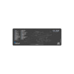 RUGER 10/22 RIFLE MAT - CHARCOAL GRAY/CERUS BLUE, 12" X 36"