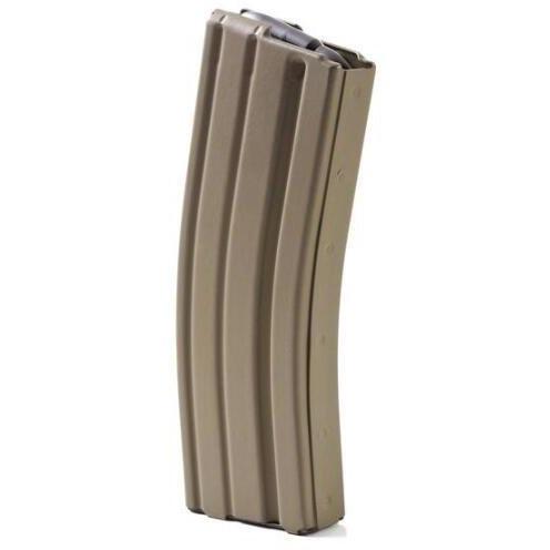 https3A2F2Fmedia.chattanoogashooting.com2Fimages2Fproduct2FAB30223SSDEB2FAB30223SSDEB_1.jpg ASC AR Family Rifle Magazine Black Follower Dark Earth Stainless Steel .223 Remington 30/rd - Image 1