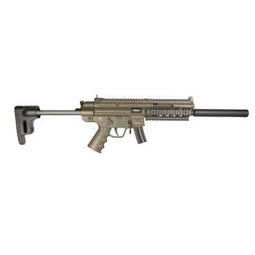 https3A2F2Fmedia.chattanoogashooting.com2Fimages2Fproduct2FAKGERGGSG1610G2Fgsg.jpg ATI GSG-16 Carbine RIA .22 LR 10rd Magazine 16.25" Synthetic OD Green Stock - Image 1