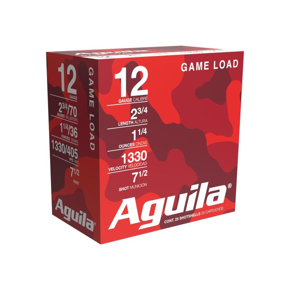 https3A2F2Fmedia.chattanoogashooting.com2Fimages2Fproduct2FAU1CHB12072FAU1CHB1207_1.jpg Aguila High Velocity Field Shotshells 12 ga 2-3/4" 1-1/4oz 1330 fps #7.5 25/ct - Image 1