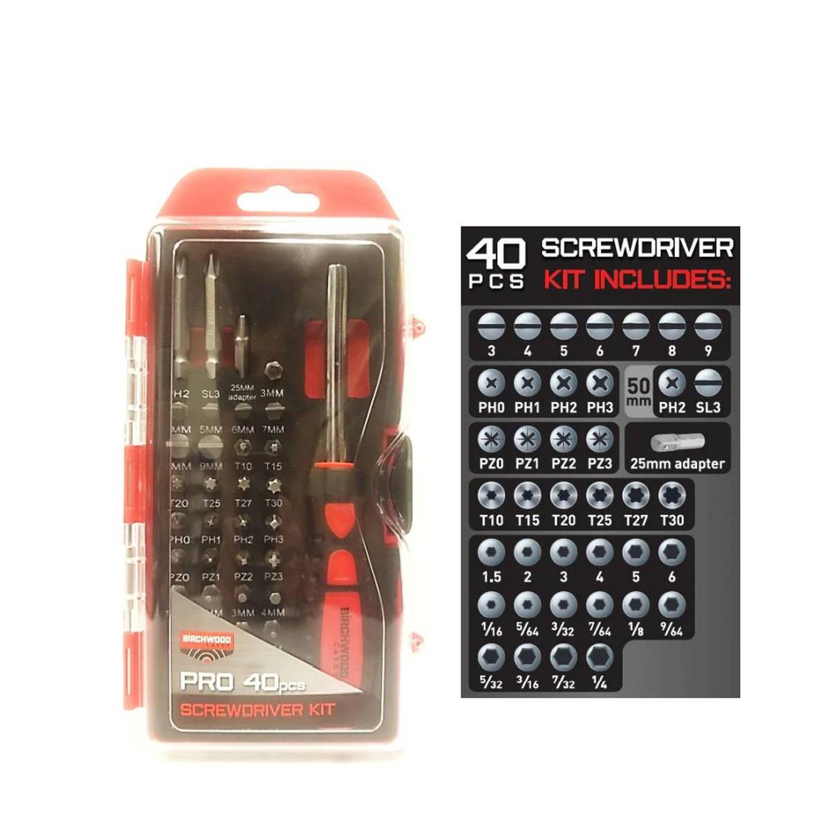 https3A2F2Fmedia.chattanoogashooting.com2Fimages2Fproduct2FBABCPROSDS2FBABCPROSDS.jpg Birchwood Casey Pro Screwdriver Set 40/ct - Image 1