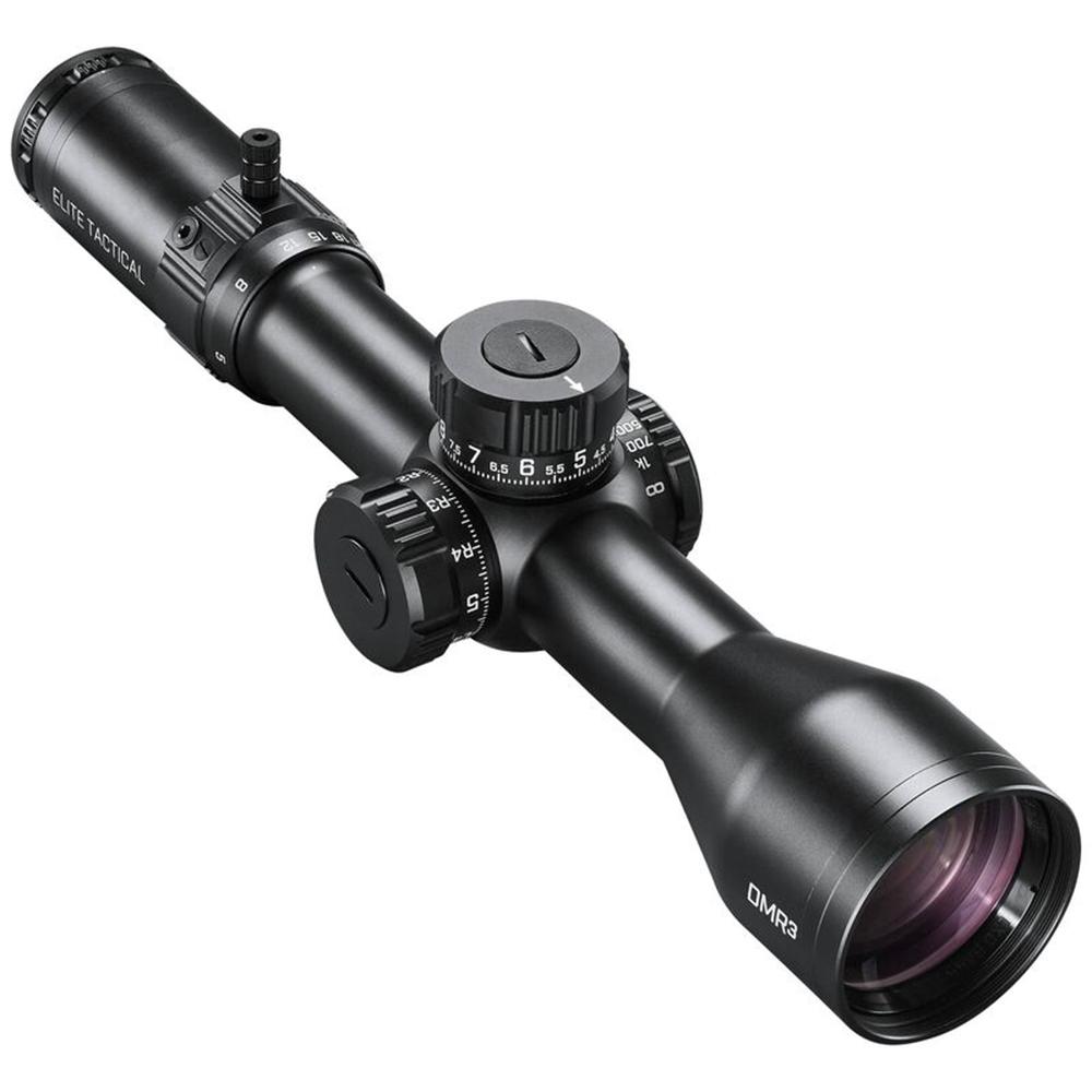 https3A2F2Fmedia.chattanoogashooting.com2Fimages2Fproduct2FBHETDMR3G42FBHETDMR3G4-1.jpg Bushnell Elite Tactical DMR3 Rifle Scope 3.5-21x50mm 34mm FFP G4P Black - Image 1