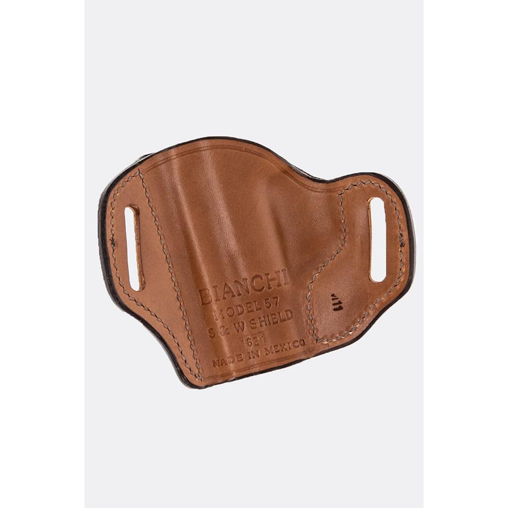 https3A2F2Fmedia.chattanoogashooting.com2Fimages2Fproduct2FBI250202FBI25016-2_1.jpg Bianchi Remedy 57 Belt Slide Holster for Glock 19/23/32 Plain Tan RH - Image 1