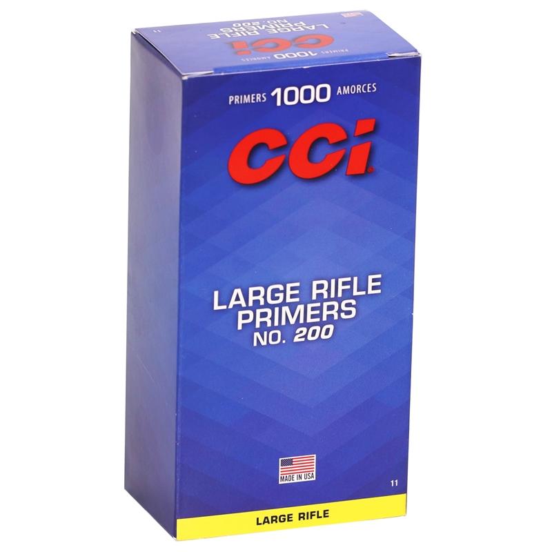 CCI Large Rifle Primers #200 Box of 1000 CCI Standard Primers #200 Large Rifle - 1000/ct - Image 1