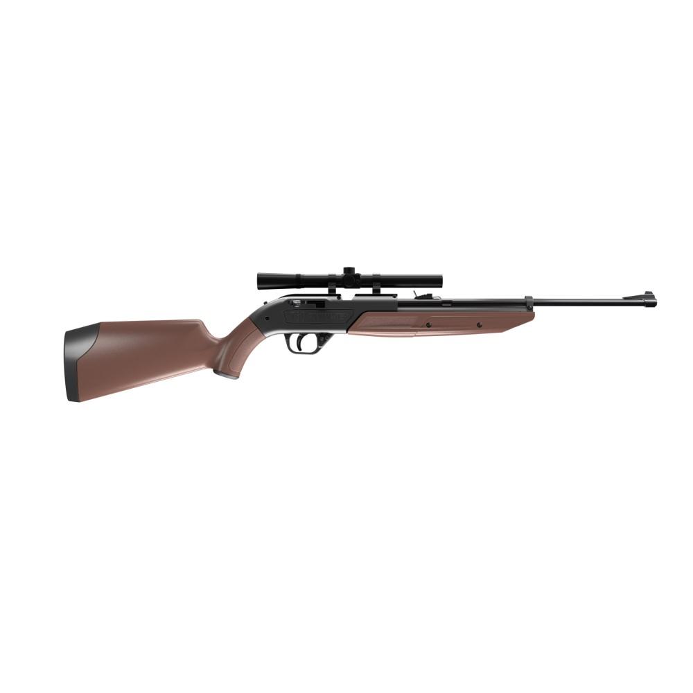 https3A2F2Fmedia.chattanoogashooting.com2Fimages2Fproduct2FCK760X2FCK760X_1.jpg Crosman 760 Pumpmaster Bolt Action Variable Pump Rifle with 4x15 Scope .177 Cal - Synthetic Brown Stock - Image 1
