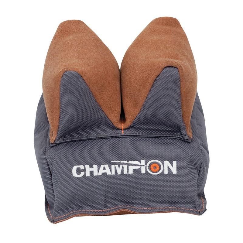 https3A2F2Fmedia.chattanoogashooting.com2Fimages2Fproduct2FCM404732FCM40473-1.jpg Champion Rear Prefilled Shooting Bag Brown Grey - Image 1