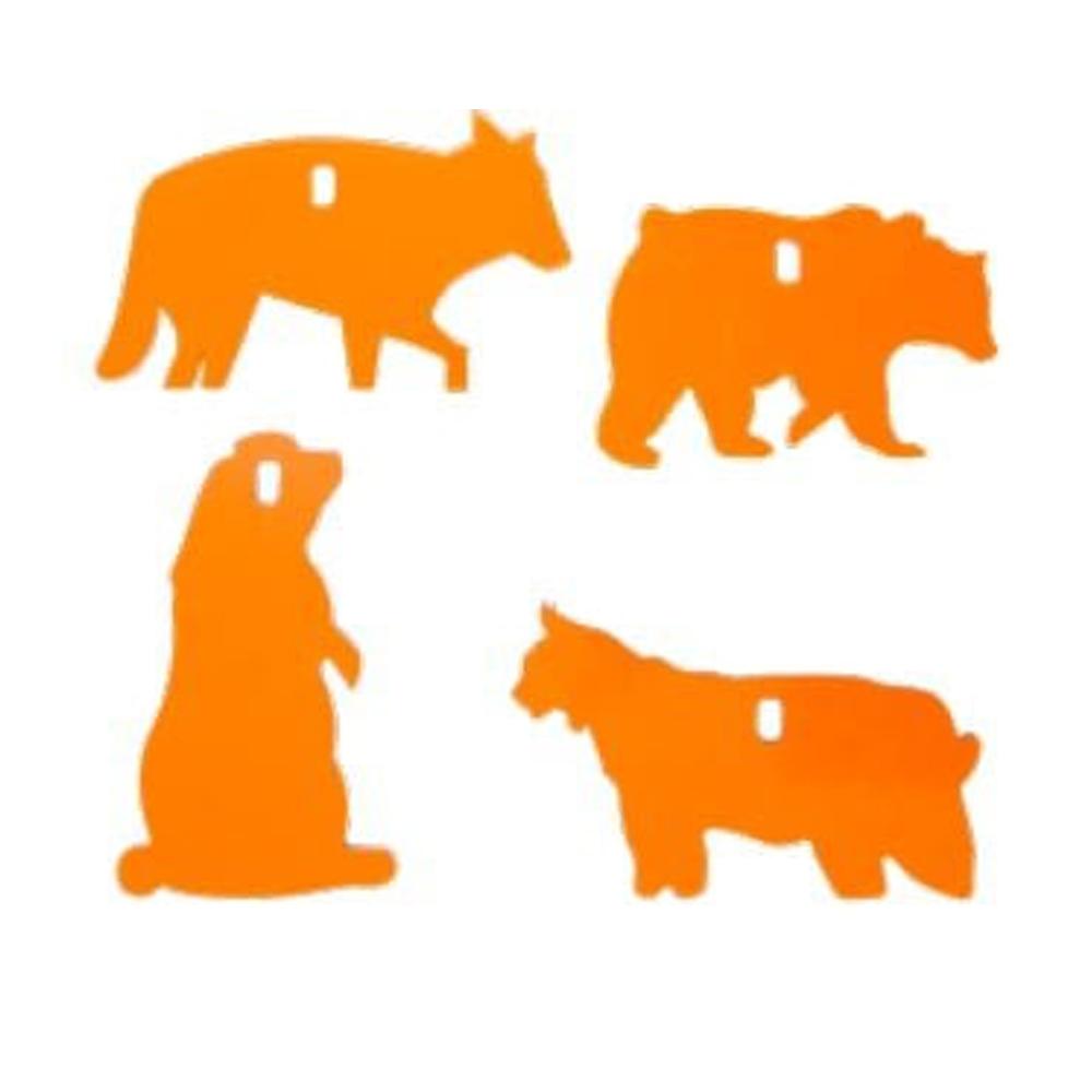 https3A2F2Fmedia.chattanoogashooting.com2Fimages2Fproduct2FCM44924C2FCM45814_1.jpg Impact Steel 4-Pack Animal Targets Rimfire Box - Image 1