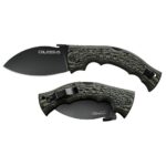Cold Steel Colossus Folding Knife 4" Leaf Blade Black