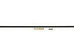 J. Dewey 2-Piece Cleaning Rod .50 cal Nylon Coated - Male Thread 12-28
