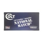 Double Tap Colt National Match Handgun Ammunition 10mm Auto 180gr FMJ 1140 fps 50/ct