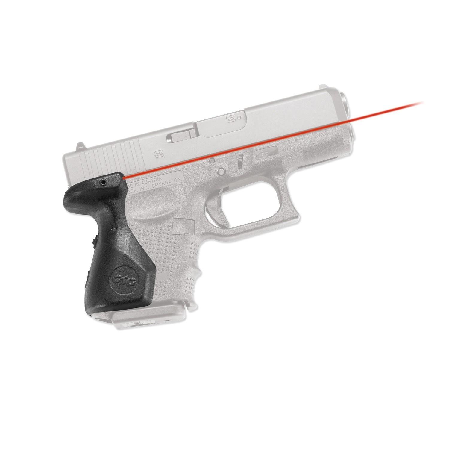 https3A2F2Fmedia.chattanoogashooting.com2Fimages2Fproduct2FEJLG8522FEJLG852.jpg Crimson Trace Semi-Automatic Lasergrip - for Glock 4th Generation Sub-Compact .26/.27/.33 - Image 1