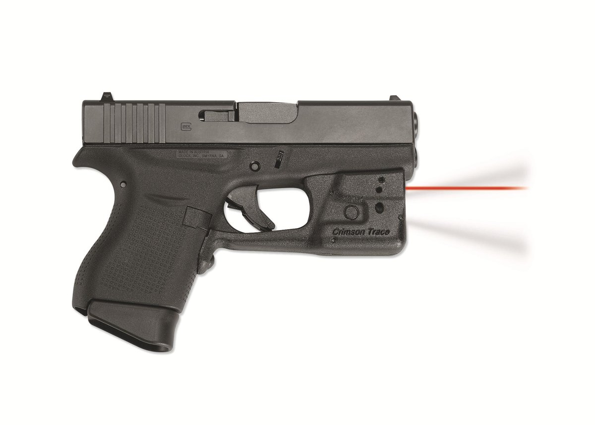 https3A2F2Fmedia.chattanoogashooting.com2Fimages2Fproduct2FEJLL8032FEJLL803.jpg Crimson Trace Laserguard Pro Red Laser Sight & Tactical Light for GLOCK 42 & 43 - Image 1