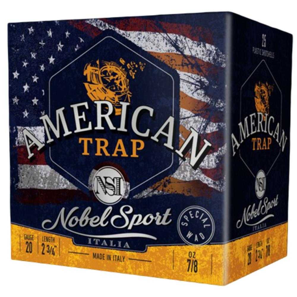 https3A2F2Fmedia.chattanoogashooting.com2Fimages2Fproduct2FEPANS2082FEPANS2075-1_1.jpg Noble Sport Target Trap Shotshells 20 ga 2-3/4" 7/8 oz 1210 fps #8 25/ct - Image 1