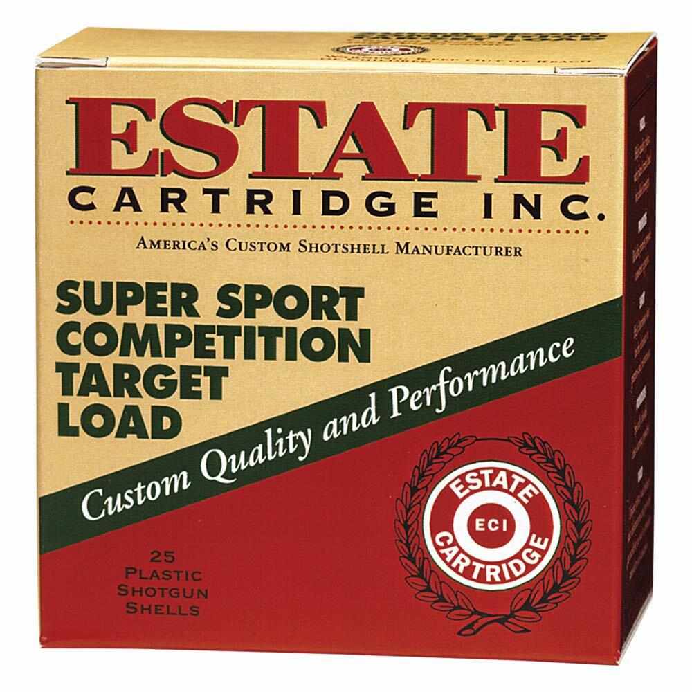 https3A2F2Fmedia.chattanoogashooting.com2Fimages2Fproduct2FETSS12H752FETSS12H-1_1.jpg Estate Cartridge Super Sport Shotshells 12 ga 2-3/4" 1-1/8 oz 1200 fps #7.5 25/ct - Image 1