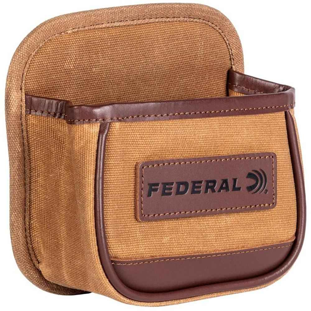 https3A2F2Fmedia.chattanoogashooting.com2Fimages2Fproduct2FFAFPSBPTAN2FFAFPSBPTAN-1.jpg Federal Premium Single Shotshell Box Pouch Tan - Image 1
