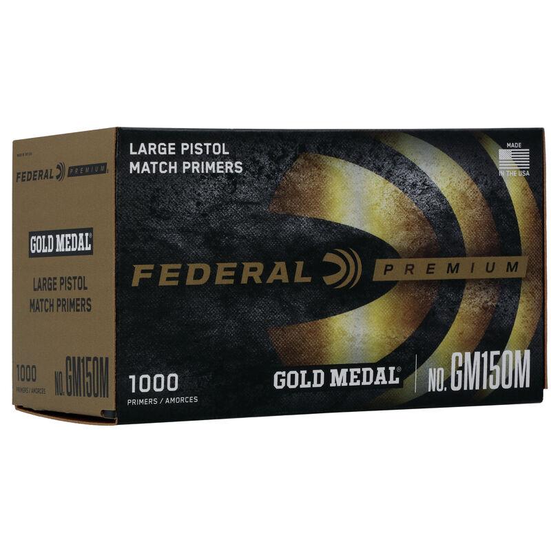 https3A2F2Fmedia.chattanoogashooting.com2Fimages2Fproduct2FFAGM150M2Fgm150.jpg Federal Gold Medal Centerfire Large Pistol Match Primer 1000/ct - Image 1