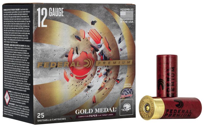 https3A2F2Fmedia.chattanoogashooting.com2Fimages2Fproduct2FFAGMT11182FFAGMT1118.jpg Federal Gold Medal Grand Paper Shotshells 12 ga 2-3/4" 1oz 1290 fps #8 25/ct - Image 1