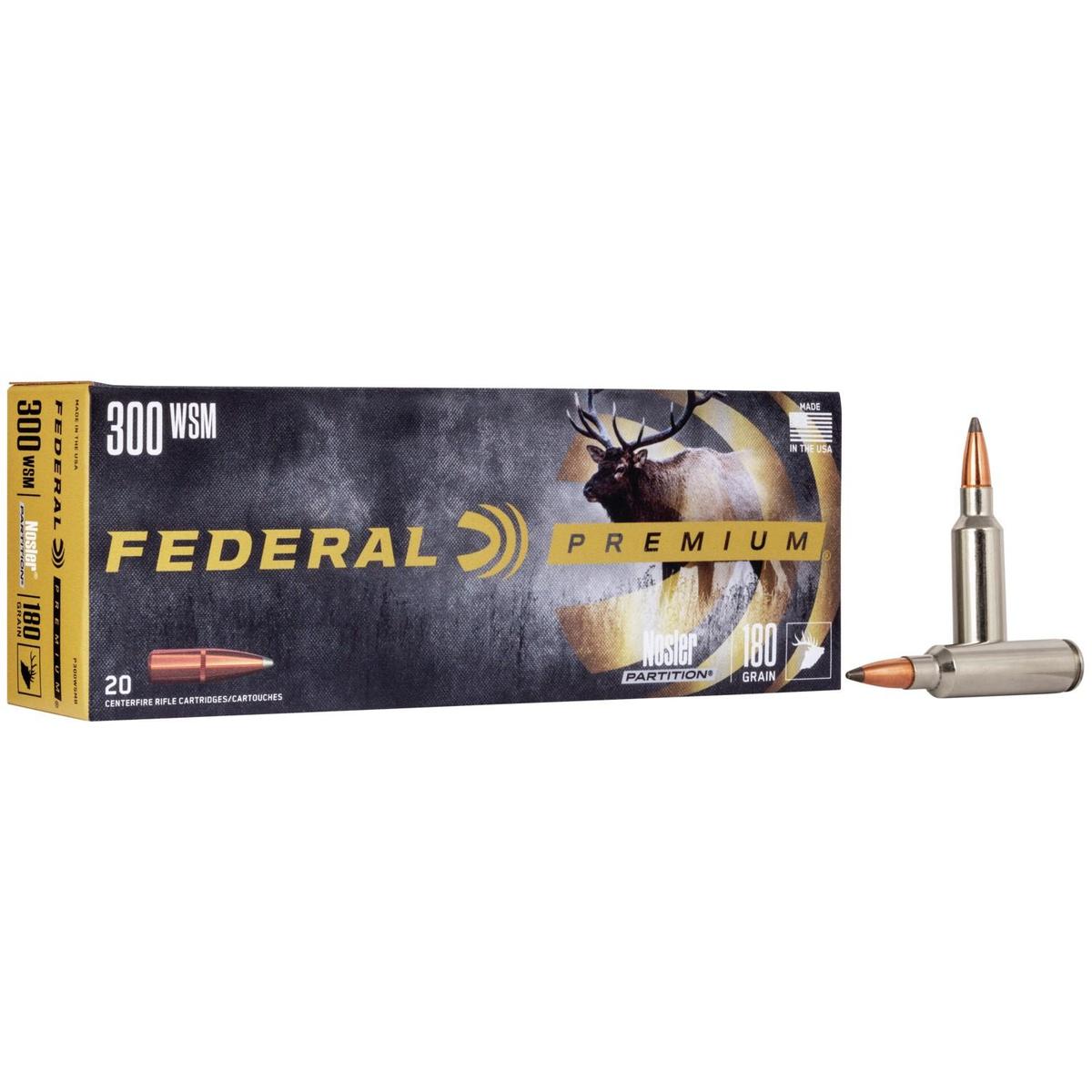 https3A2F2Fmedia.chattanoogashooting.com2Fimages2Fproduct2FFAP300WSMB2FFAP300WSMB_1.jpg Federal Premium Vital-Shok Rifle Ammunition .300 WSM 180 gr PT 2980 fps - 20/ct - Image 1