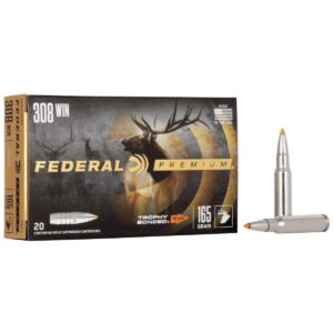 Federal Premium Vital-Shok Rifle Ammunition .308 Win 165 gr TBT 2700 fps - 20/ct