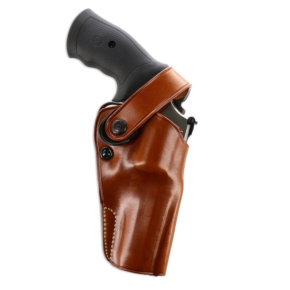 https3A2F2Fmedia.chattanoogashooting.com2Fimages2Fproduct2FGEDAO3342FGEDAO186-1_1.jpg Galco DAO Strongside/Crossdraw Belt Holster for Colt Python Tan RH - Image 1