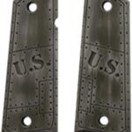 Hogue Govt. Model Aluminum - 1911 U.S. Green Distressed Grip