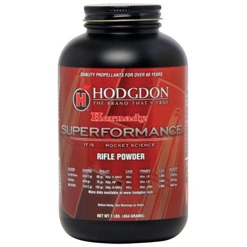 https3A2F2Fmedia.chattanoogashooting.com2Fimages2Fproduct2FHDSUPER12FHDSUPER1_1.jpg Hodgdon Superformance Spherical Rifle Powder 1 lb - Image 1