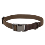 MoMarsh Adjustable Dog Collar 15"-23" Chocolate Brown