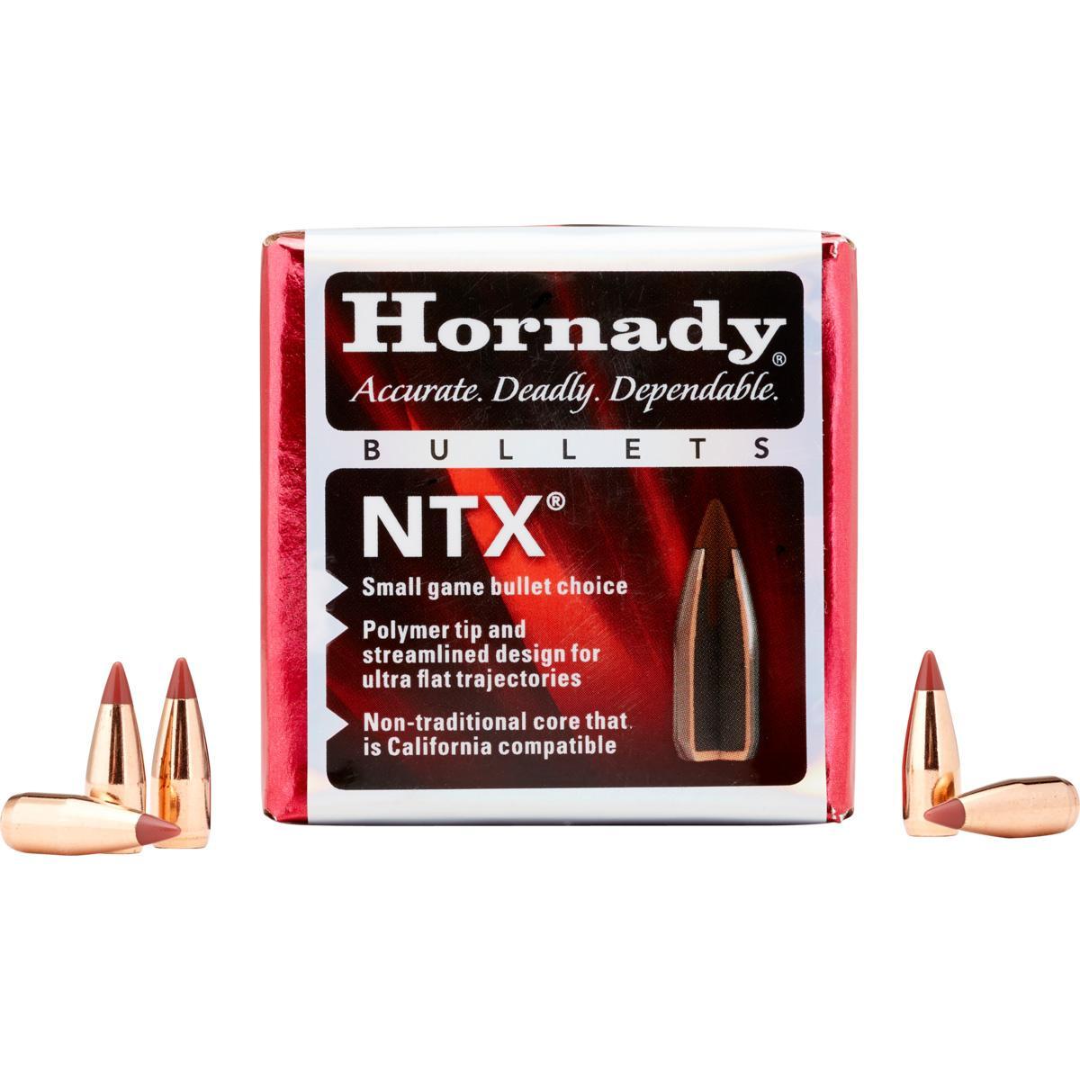 https3A2F2Fmedia.chattanoogashooting.com2Fimages2Fproduct2FHO170162FHO17016.jpg Hornady NTX Non-Leaded Rifle bullets .17 cal 172" 15.5 gr NTX 100/ct - Image 1