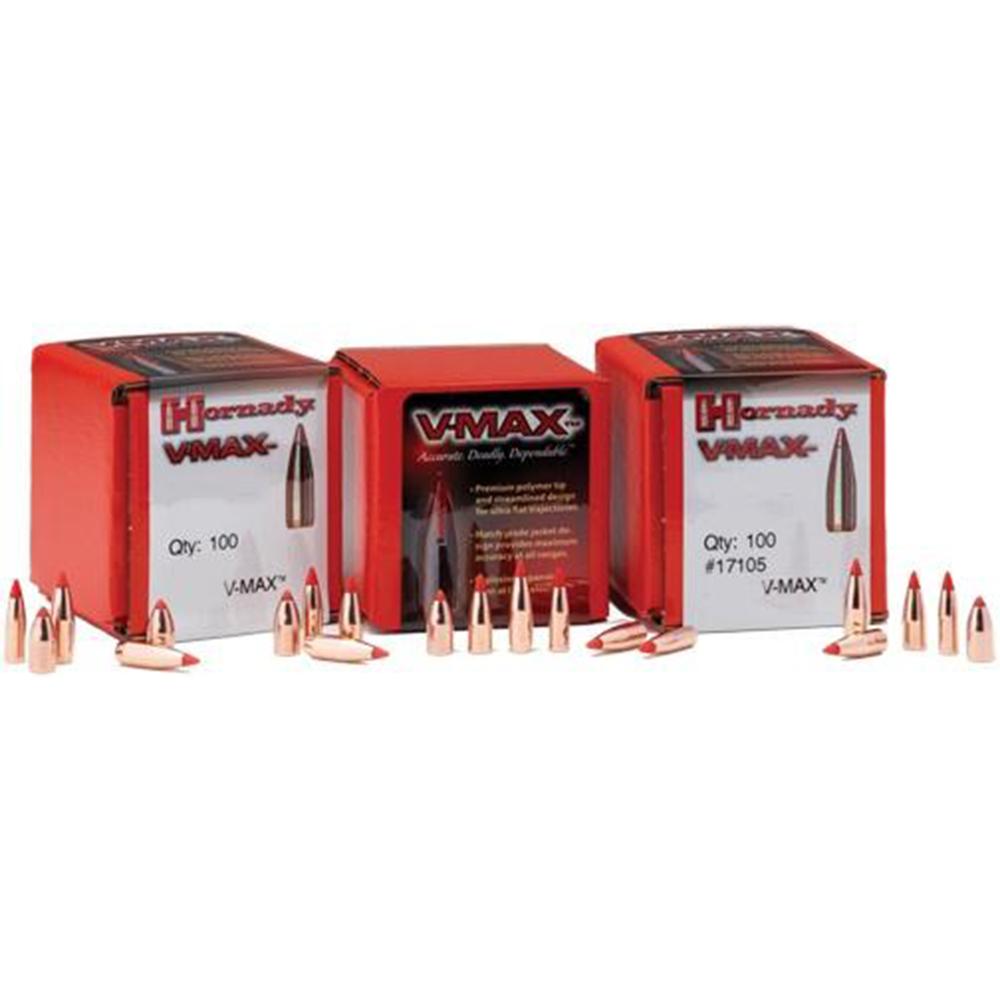 https3A2F2Fmedia.chattanoogashooting.com2Fimages2Fproduct2FHO226162FHO22616-1.jpg Hornady V-MAX Bullets .22 cal .224" 50 gr V-MAX 250/ct - Image 1