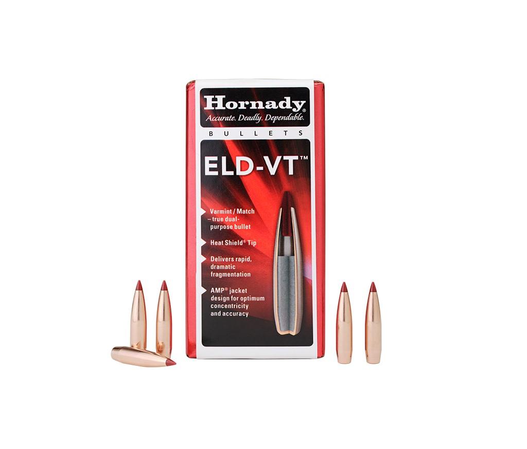 https3A2F2Fmedia.chattanoogashooting.com2Fimages2Fproduct2FHO227722FHO22762-1_1.jpg Hornady ELD-VT Rifle Bullets 22 CAL .224" 69 gr (1-8") 100/ct - Image 1