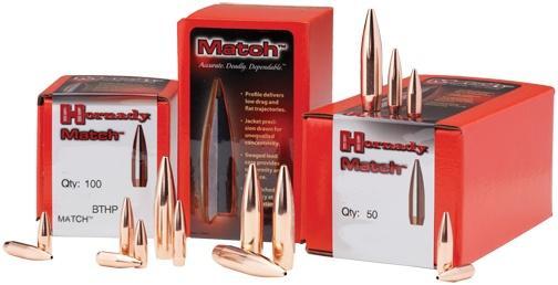 https3A2F2Fmedia.chattanoogashooting.com2Fimages2Fproduct2FHO245852FHO2458.jpg Hornady Match Bullets 6mm .243" 105 gr BTHP 500/ct - Image 1