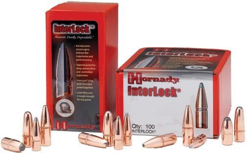 https3A2F2Fmedia.chattanoogashooting.com2Fimages2Fproduct2FHO28502FHO2850_1.jpg Hornady InterLock Bullets .7mm .284" 175 gr SP 100/ct - Image 1