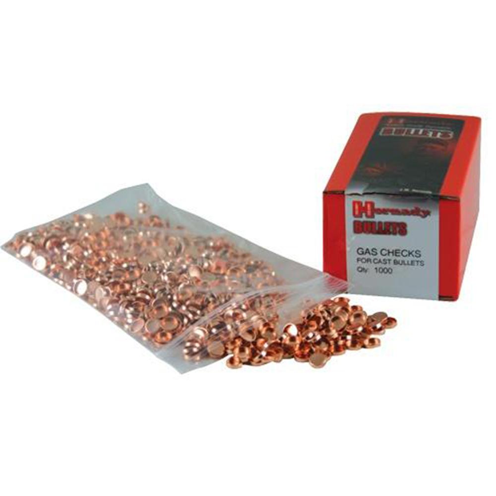 https3A2F2Fmedia.chattanoogashooting.com2Fimages2Fproduct2FHO70302FHO7030-1.jpg Hornady Crimp-On Gas Checks for Cast Bullets .25 cal 1000/ct - Image 1